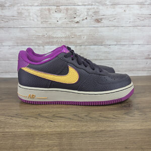 Nike Air Force 1 Low Lakers Alternate Black Purple Size 6.5y Womens Size 8